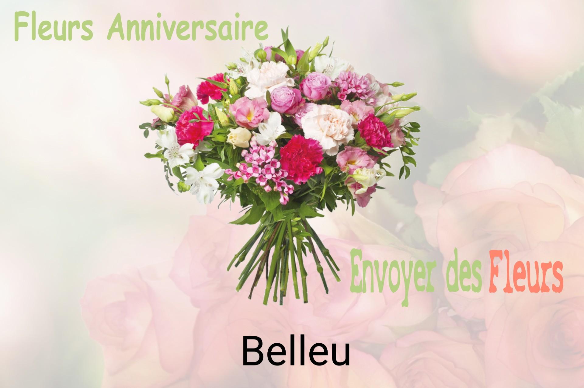 Bouquet de fleurs d’anniversaire livré à Belleu